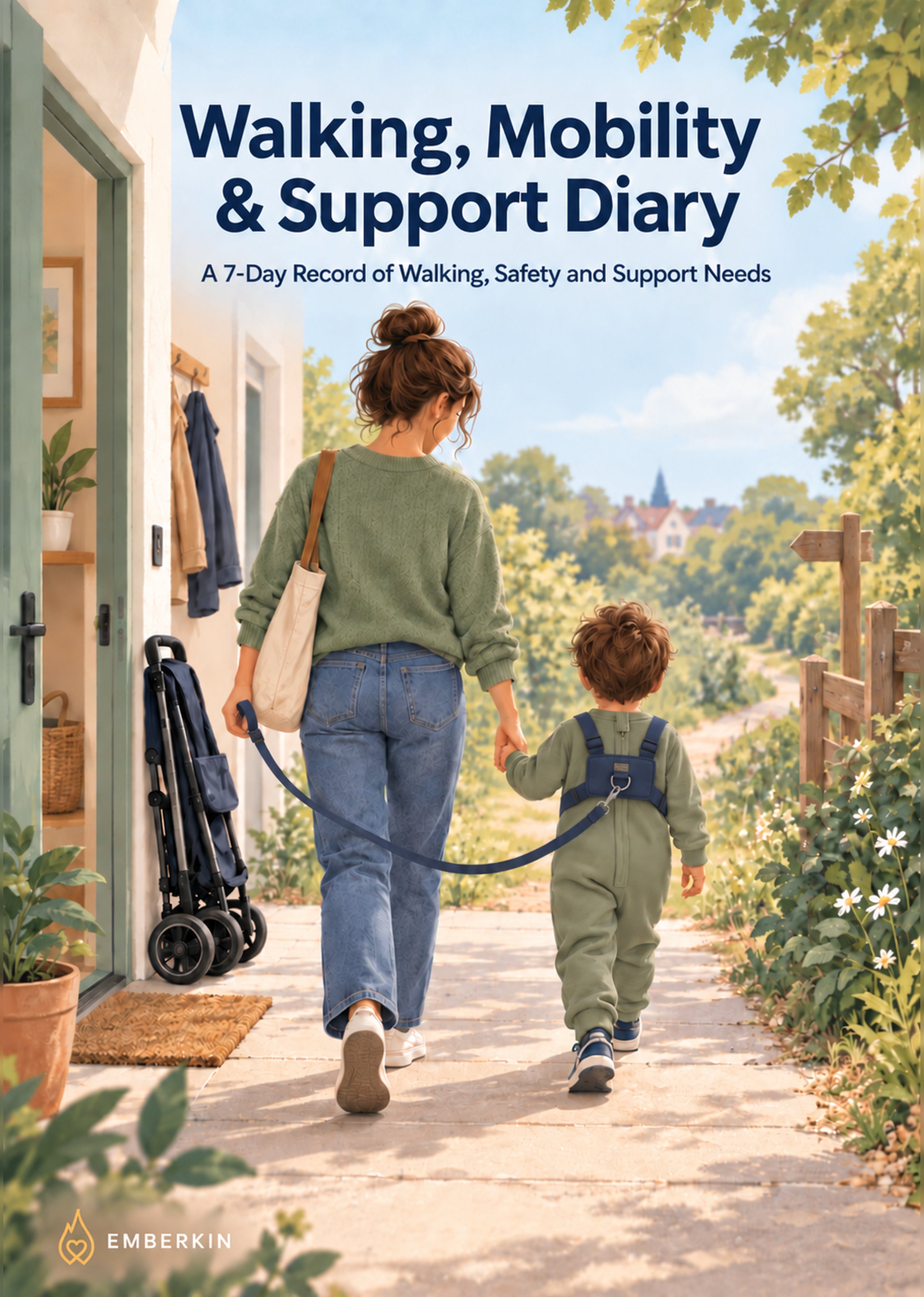 Emberkin Walking and Mobility Support Diary cover